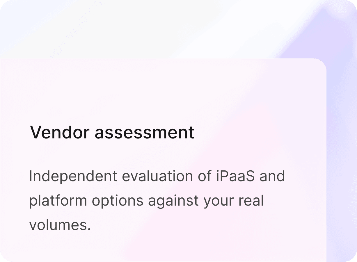 Vendor assessment